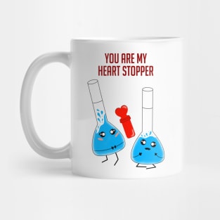 Heart Stopper chemistry humor for your partner Mug